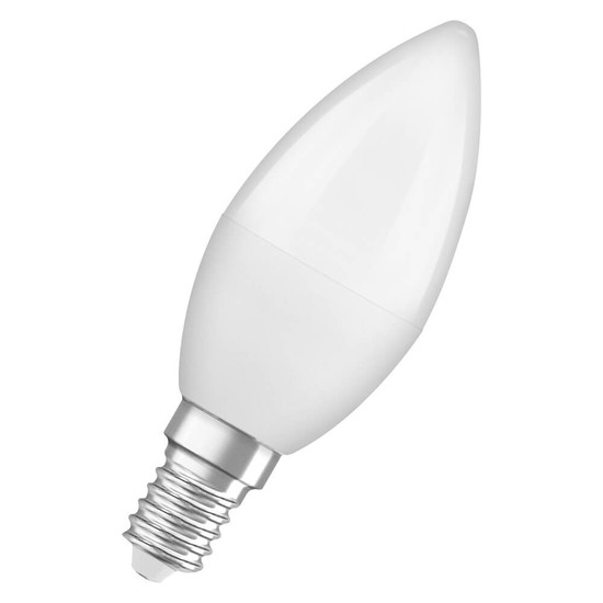 OSRAM LED Kerze E14 Classic matt B40 4.9W 470lm Neutralweiss 4000K wie 40W 4099854533358