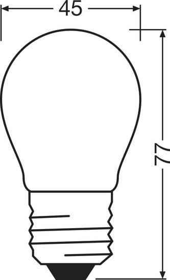 3er-Pack OSRAM LED Lampe E14 Classic matt P40 4.9W 470lm Neutralweiss 4000K wie 40W 4099854534584