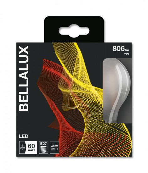 2er-Pack Bellalux E27 LED Lampe 7W 806Lm warmweiss 2700K wie 60W by Osram