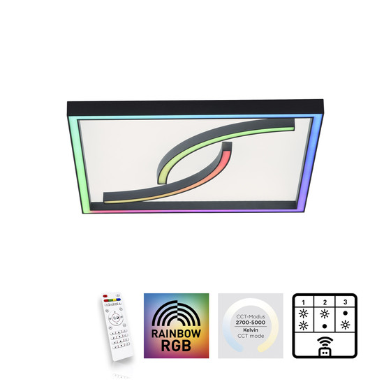 Paul Neuhaus SERPENT LED Deckenleuchte Steuerbare Lichtfarbe 15W 8275-18