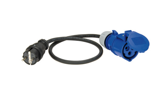 CEE Caravan Adapterleitung 230V 16A IP44 PCE 9009