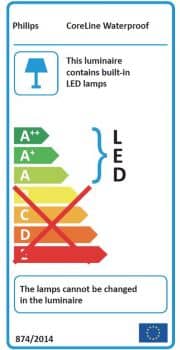 Philips LED Feuchtraumleuchte CoreLine 60cm 19W WT120C LED18S 8404/59/00