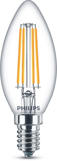 Philips LED Kerze Classic 6.5W warmweiss E14 8718699762193