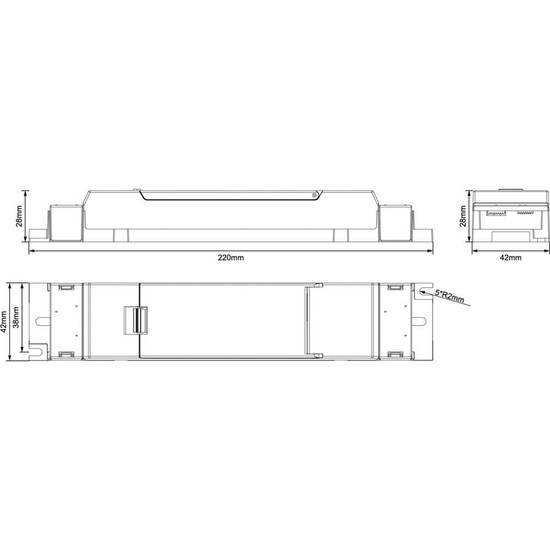 Philips Notlicht-Akku-Set 3h HV 6,4V 2000mAh LFP EM300V ELB_ELP3 kit 8718699799861