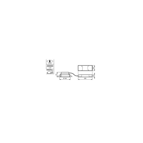 Philips LED Downlight LuxSpace Mini UltraEfficient Ø15cm 8,1W 1200lm Warmweiss 3000K Weiß 8718699970444