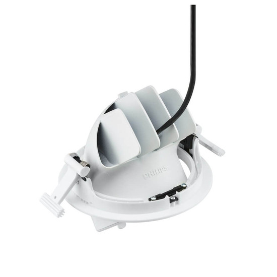 Philips LED Einbaustrahler LuxSpace Accent Performance Ø15,5cm 29W 4000lm Champagne 2700K Weiß RS782B 8718699979638