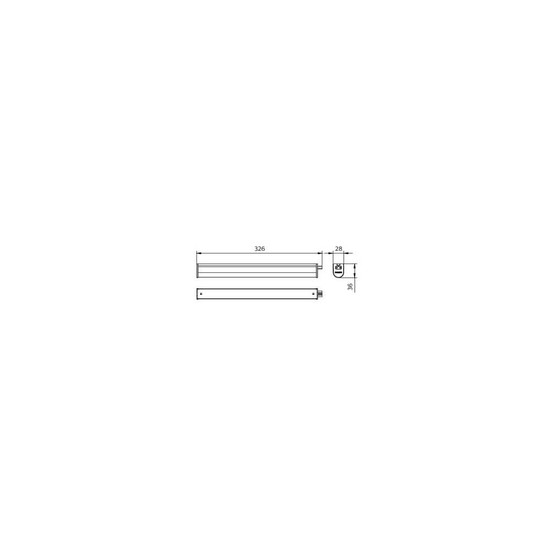 Philips LED Lichtleiste Ledinaire 30cm 5W 480lm Warmweiss 3000K 8719514527850