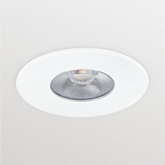 Philips LED Einbaustrahler CoreLine Gen2 starr Ø7,8cm 7,2W 650lm Neutralweiss 4000K dimmbar IP65 Weiß 8719514548275