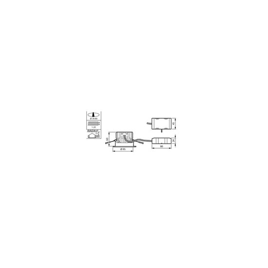 Philips LED Einbaustrahler CoreLine Gen2 starr Ø7,8cm 10,2W 900lm Neutralweiss 4000K dimmbar IP65 Weiß 8719514548299
