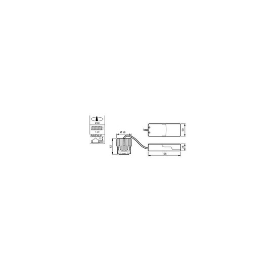 Philips LED Einbaustrahler CoreLine Gen2 schwenkbar Ø6,8cm 12,3W 1380lm Neutralweiss 4000K dimmbar IP44 Aluminium 8719514940925