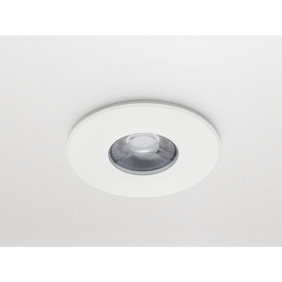 Philips LED Einbaustrahler CoreLine Gen2 starr Ø6,8cm 12,3W 1300lm Warmweiss 3000K dimmbar IP65 Weiß 8719514941038