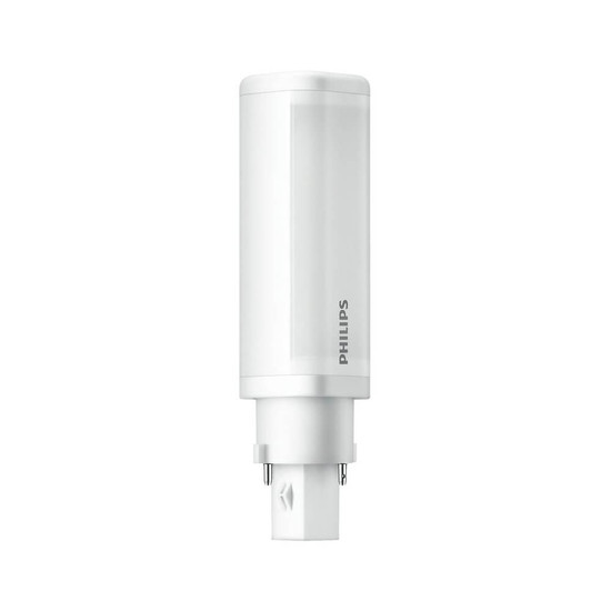Philips LED Kompaktlampe PL-C G24d-1 2-Pin CorePro KVG + 230V 5,9W 600lm Warmweiss 3000K wie 13W 8720169287501