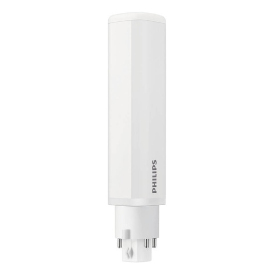 Philips LED Kompaktlampe PL-C G24q-1 4-Pin CorePro EVG + 230V 5,5W 600lm Warmweiss 3000K wie 13W 8720169290419