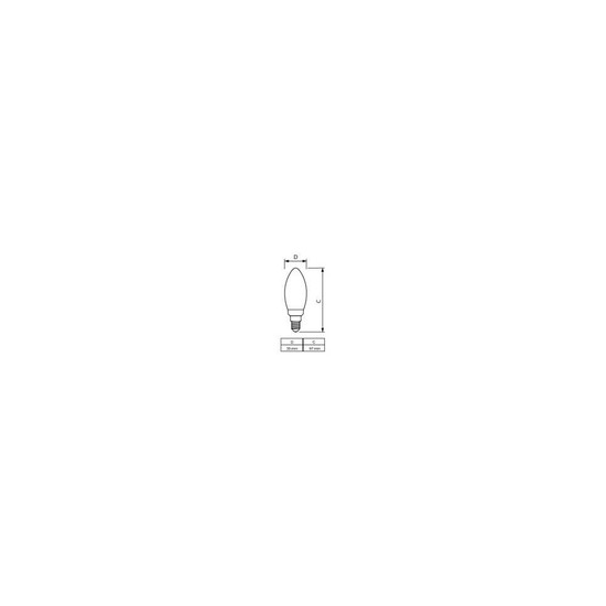 Philips LED Kerze E14 MASTER B35 klar 2,3W 485lm Warmweiss 2700K wie 40W 8720169310650