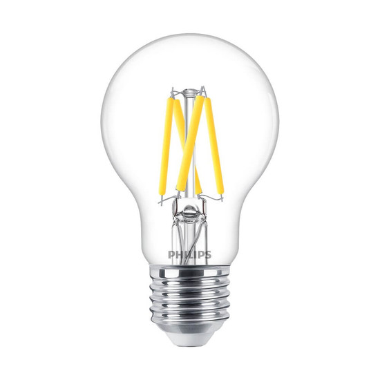 Philips LED Lampe E27 MASTER A60 klar 3,4W 470lm Dim to Warm 2200-2700K 95Ra dimmbar wie 40W 8720169310919