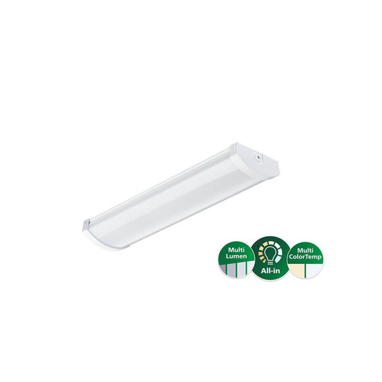 Philips LED Anbauleuchte CoreLine FastSet 60,2cm 12-20W 1700-2600lm warm-/neutralweiss 3000/4000K CCT IP44 8720169510159