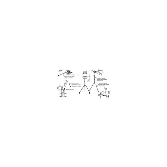 Philips Abhängeset LED-Panel Seilabhängung 1,8m Weiß RC159Z Suspension set SME-3 WH 8720169752504