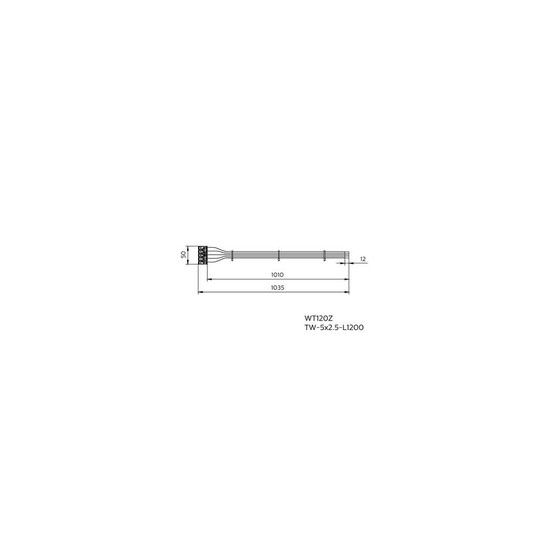 10er-Pack Philips Durchgangsverdrahtung CoreLine Feuchtraumleuchte Gen3 5x2,5mm² 1035mm WT120Z TW-5x2.5-L1200 10pcs 8720169755185