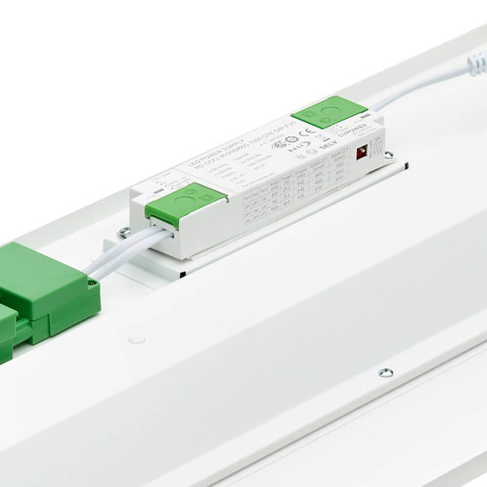 Philips LED Anbauleuchte CoreLine 120x20cm 23-38,5W 3600-6000lm Neutralweiss 4000K DALI UGR19 IP44 8720169764248