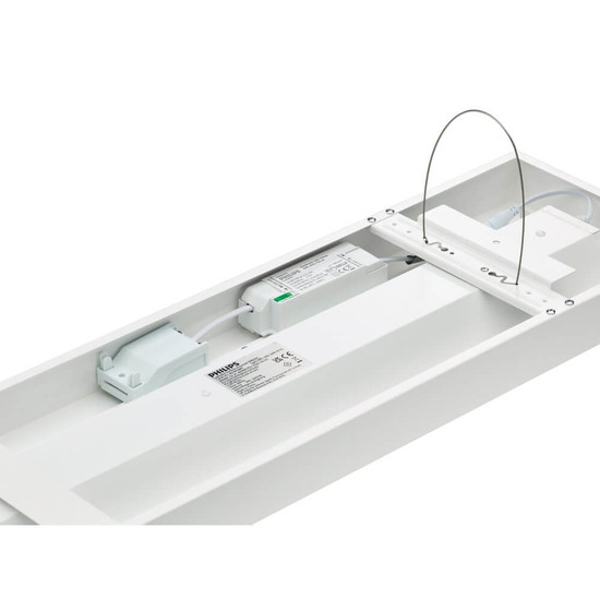 Philips LED Anbauleuchte Ledinaire 20x120cm 28-33W 3400-4000lm Neutralweiss 4000K UGR19 8720169764712