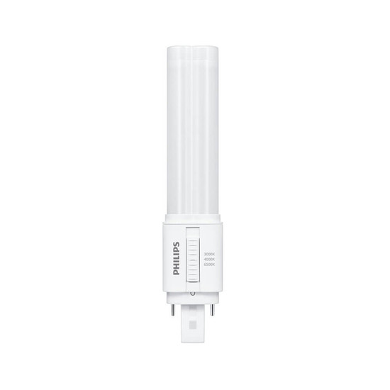 Philips LED Kompaktlampe PL-C G24d 2-Pin CorePro KVG + 230V 8,9W 1300lm warm-/neutral-/tageslichtweiss 3000/4000/6500K CCT wie 26W 8721103035059