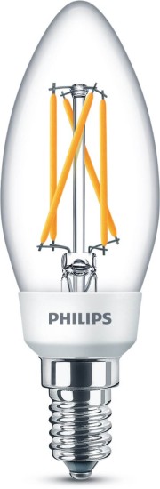 Philips LED Kerze SceneSwitch Classic 5/2.5/1W extra-warmweiss E14, mit Lichtschalter dimmbar