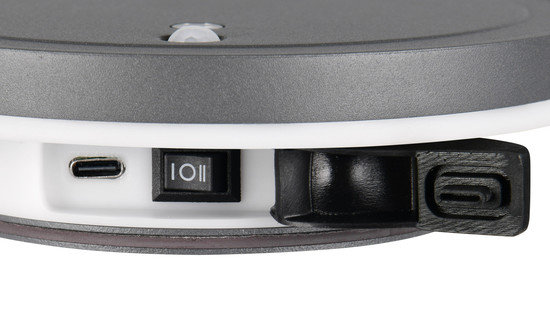 Reality R23056142 Fortaleza LED Wandleuchte 2W ⌀14cm Anthrazit IP54 warmweiss