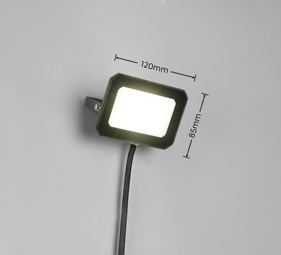 Reality R23346132 Funchal LED Wandleuchte 20W Schwarz Matt IP65