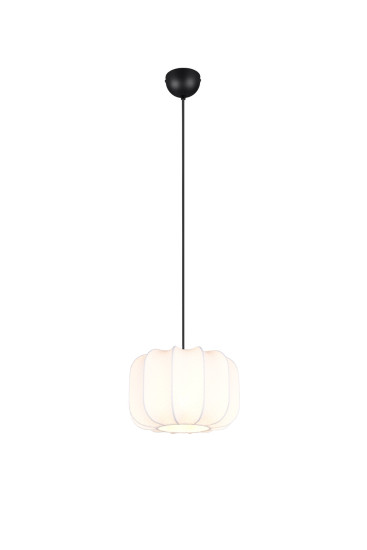 Casalum R31971001 Madeline E27 Pendelleuchte ⌀25cm Schwarz Matt