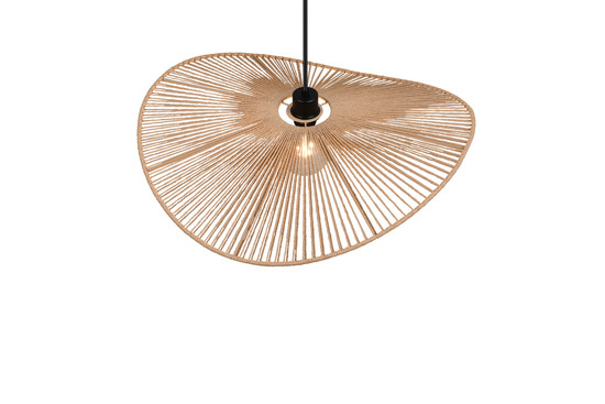 Casalum R36161026 Laurine E27 Pendelleuchte ⌀58cm Schwarz Matt