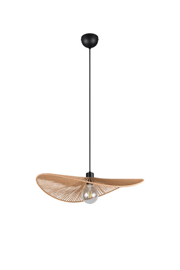 Casalum R36161026 Laurine E27 Pendelleuchte ⌀58cm Schwarz Matt