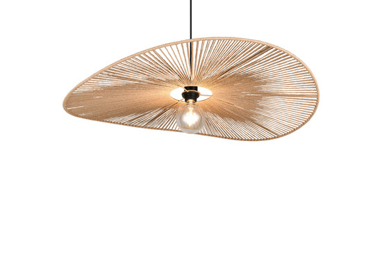 Casalum R36161926 Laurine E27 Pendelleuchte ⌀78cm Schwarz Matt