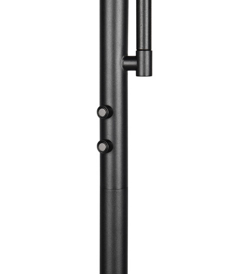 Reality R45741132 Palermo LED Stehleuchte 5W ⌀28cm dimmbar Schwarz Matt CCT einstellbare Lichtfarbe