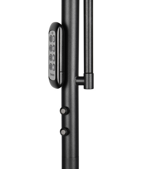 Reality R45741132 Palermo LED Stehleuchte 5W ⌀28cm dimmbar Schwarz Matt CCT einstellbare Lichtfarbe