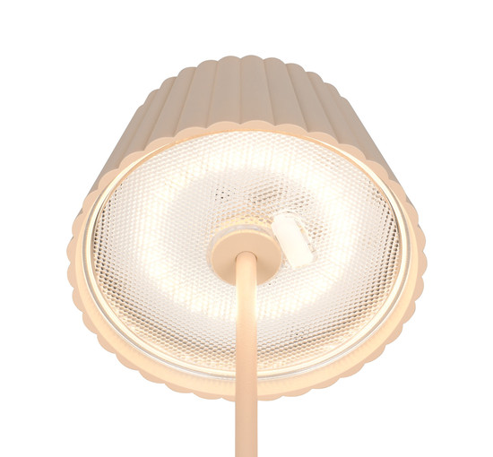 Reality R47706166 Suarez LED Stehleuchte 1,5W ⌀13,5cm dimmbar Sand IP44 warmweiss