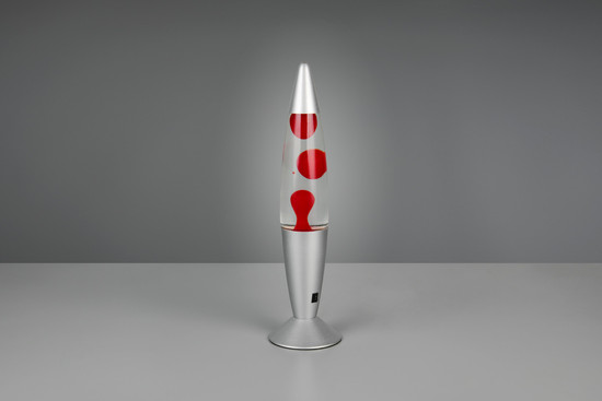 Reality R50079110 Vesuv LED Lavaleuchte 28W ⌀10,5cm dimmbar Transparent Klar warmweiss