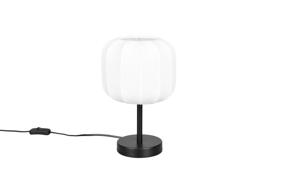 Casalum R51971001 Madeline E27 Tischleuchte ⌀20cm Schwarz Matt