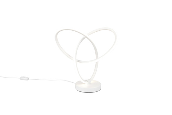 Reality R53591131 Lando LED Tischleuchte 8W Weiß Matt warmweiss