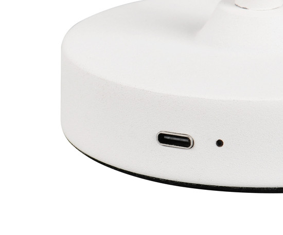 Reality R53621101 Kenny LED Tischleuchte 1,5W ⌀13cm Weiß warmweiss Touch