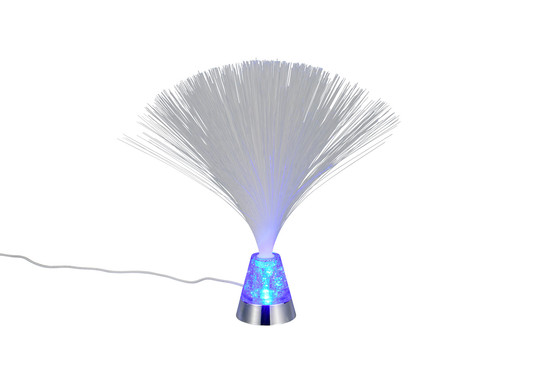 Reality R53841106 Punk LED Tischleuchte 1W ⌀8,5cm Chrom warmweiss