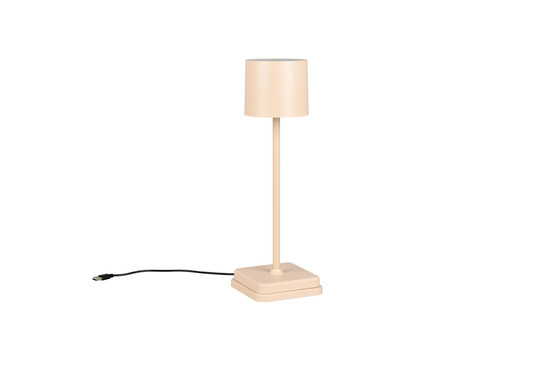 Reality R54096166 Fernandez LED Tischleuchte 1,5W dimmbar Sand IP54 CCT einstellbare Lichtfarbe