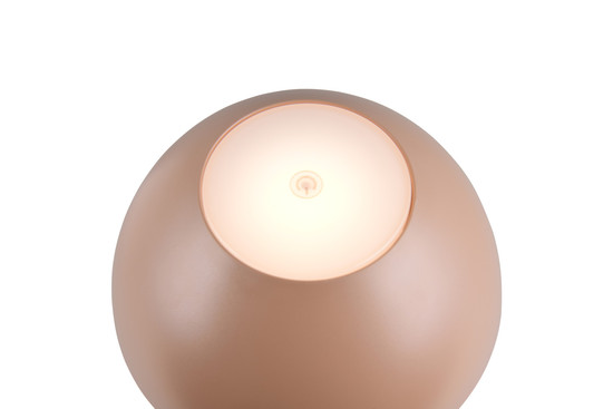 Reality R54106165 Ricardo LED Tischleuchte 1,7W ⌀13,5cm Coffee IP54 warmweiss Touch