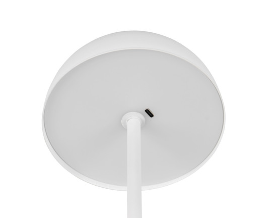 Reality R54891131 Munoz LED Tischleuchte 1,3W ⌀13cm Weiß Matt warmweiss Touch