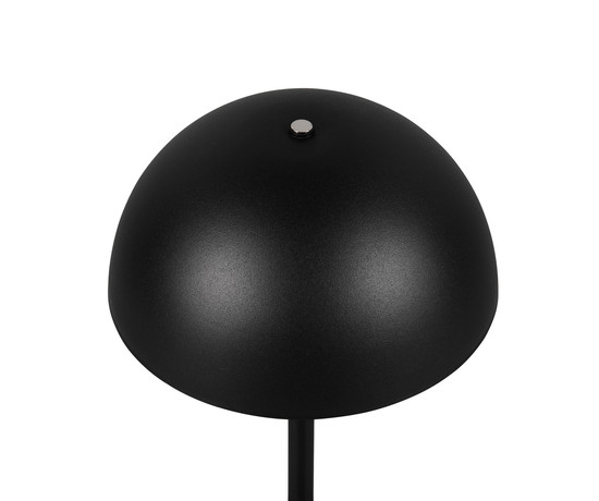 Reality R54891132 Munoz LED Tischleuchte 1,3W ⌀13cm Schwarz Matt warmweiss Touch