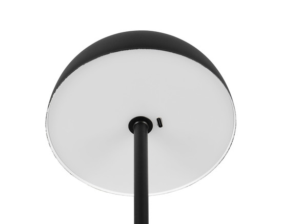 Reality R54891132 Munoz LED Tischleuchte 1,3W ⌀13cm Schwarz Matt warmweiss Touch