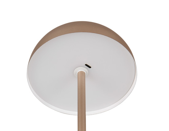 Reality R54891165 Munoz LED Tischleuchte 1,3W ⌀13cm Coffee warmweiss Touch