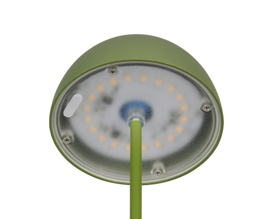 Reality R55601115 Ortiz LED Tischleuchte 2W ⌀9cm dimmbar Grün IP44 warmweiss