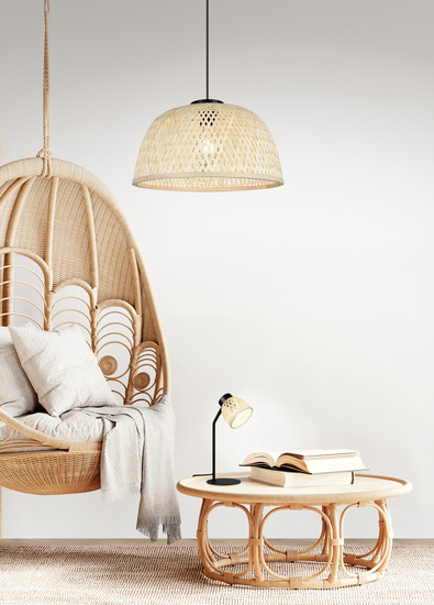 Casalum R56091032 Laurent E14 Tischleuchte Schwarz Matt