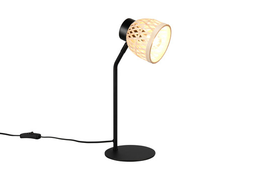 Casalum R56091032 Laurent E14 Tischleuchte Schwarz Matt