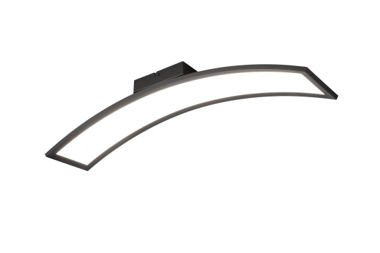 Reality R64861132 Sigma LED Deckenleuchte 21W Schwarz Matt warmweiss